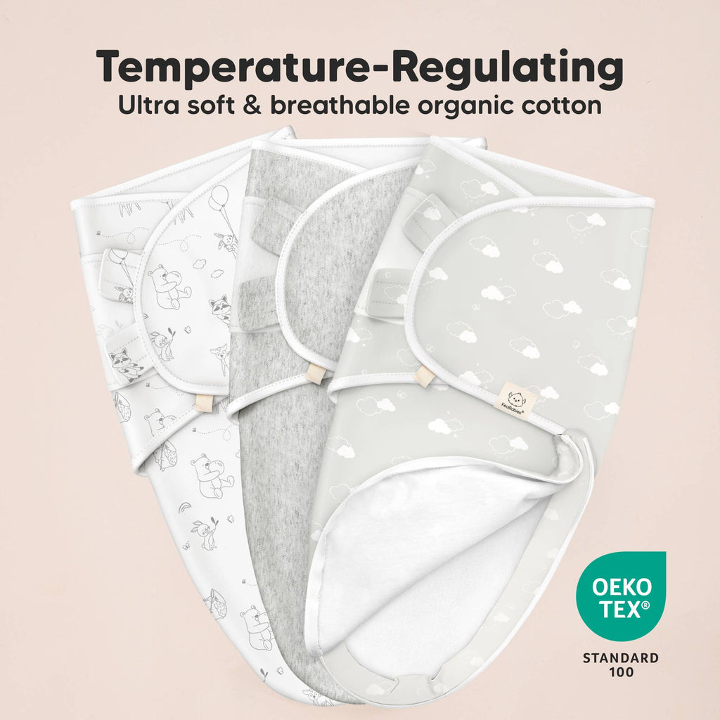 3pk Soothe Zippy Baby Swaddles 0-6 Months,Newborn Sleep Sack