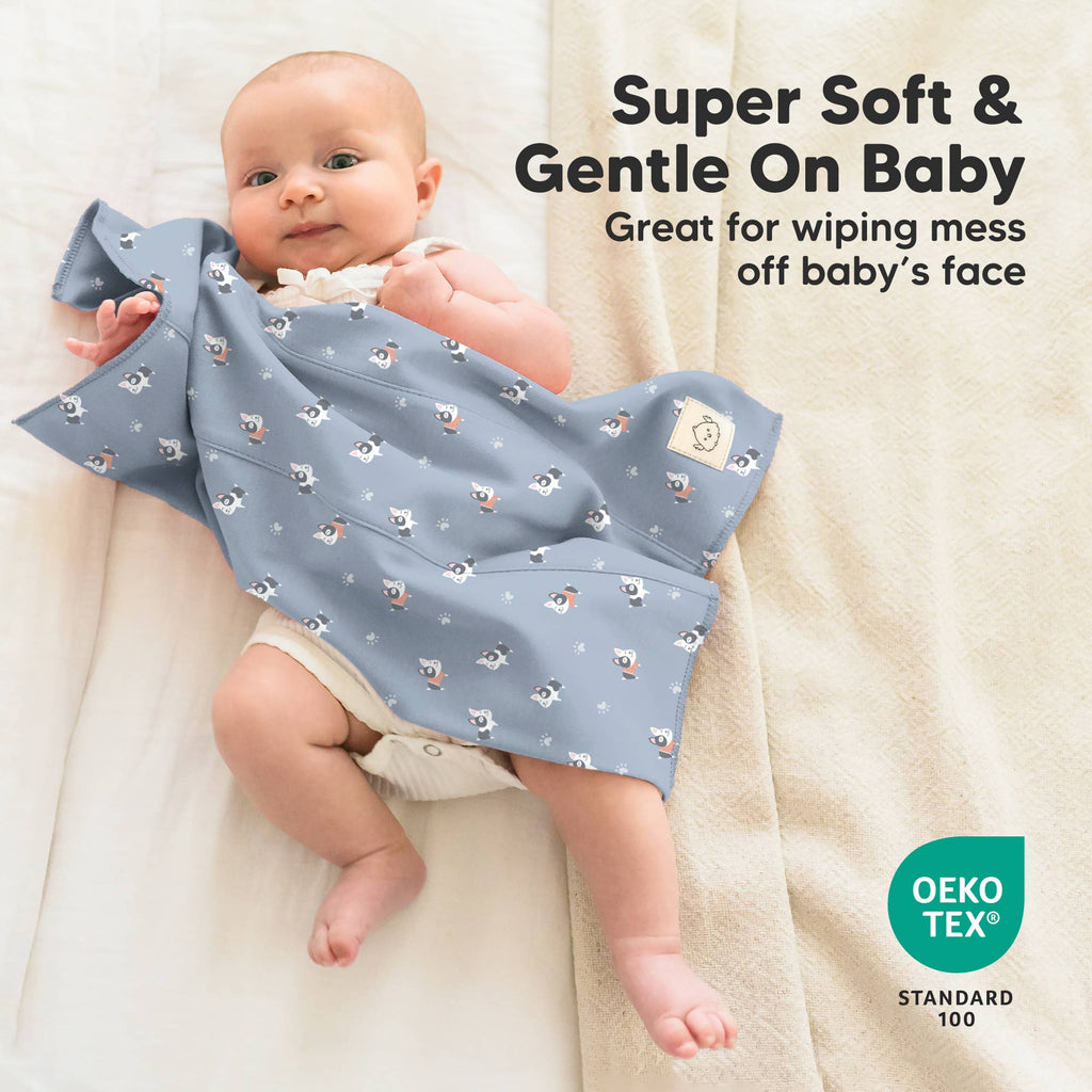 KeaBabies 6-Pack Shea Burp Cloths