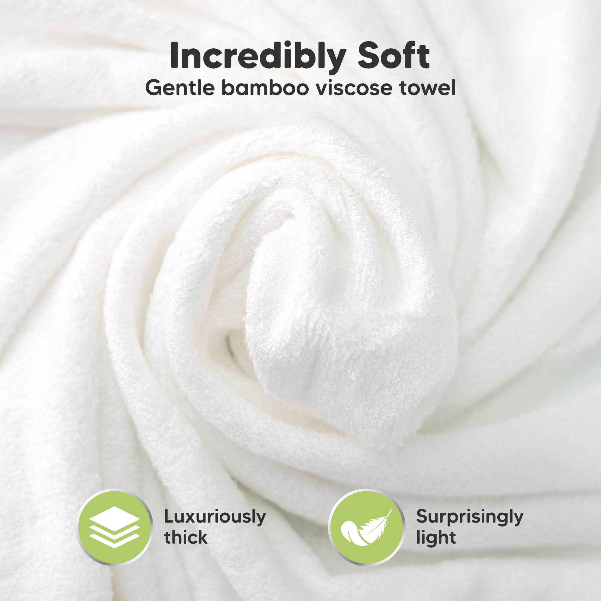 KeaBabies Cuddle Baby Hooded Towel