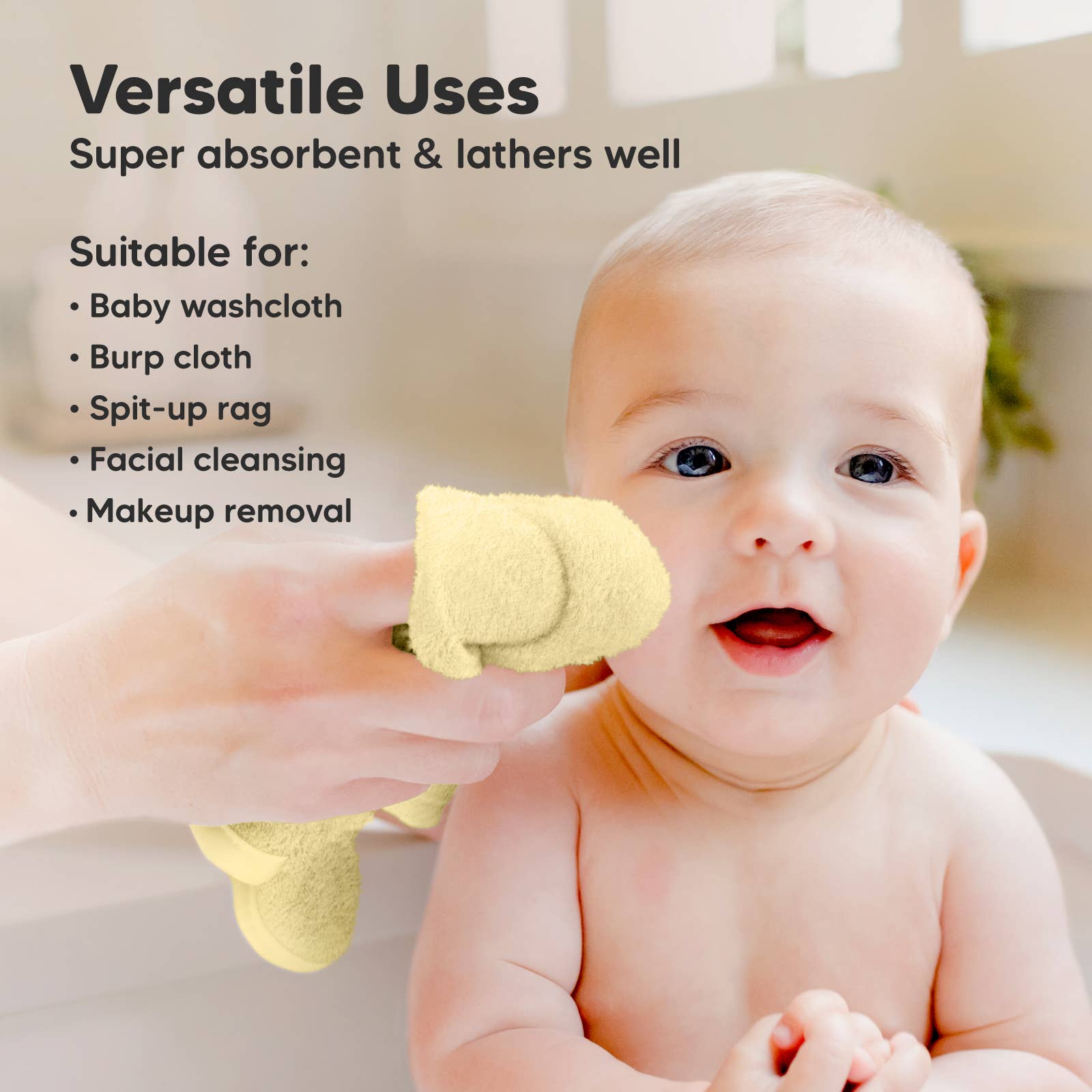 6-Pack Baby Wash Cloths