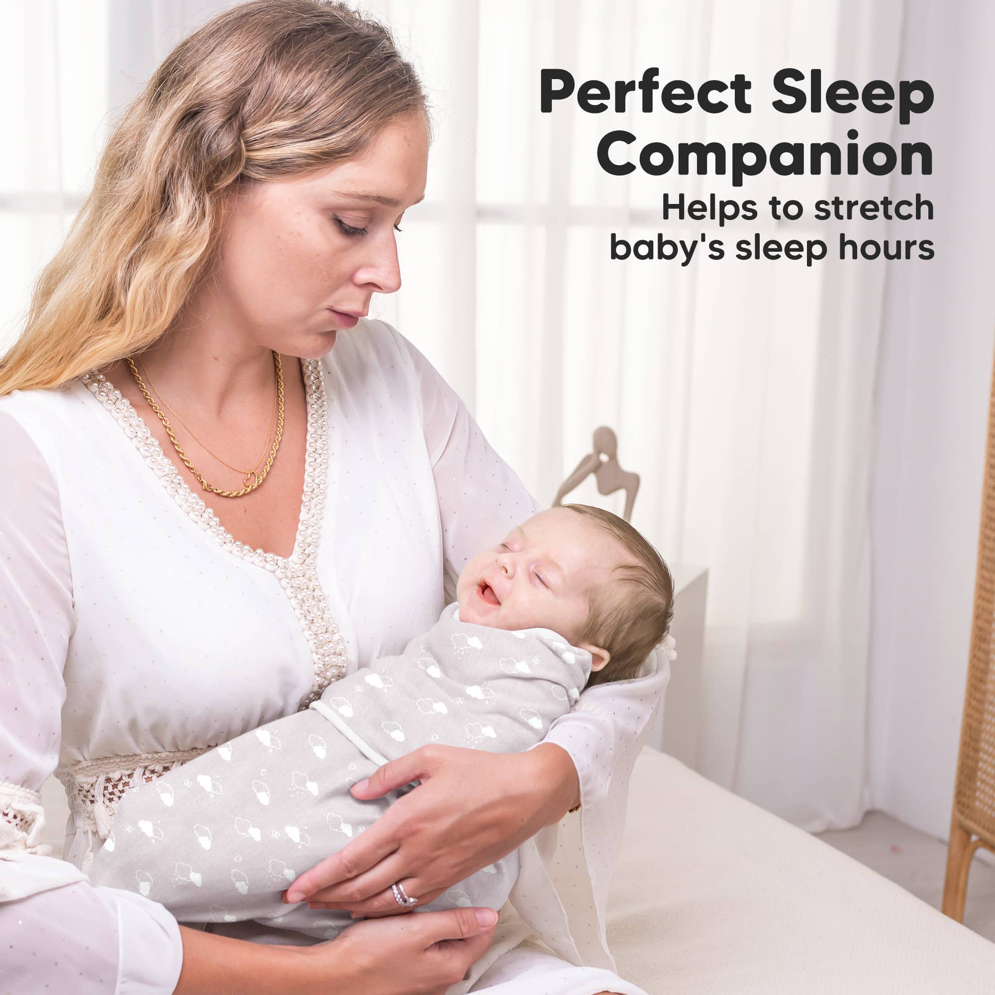 3pk Soothe Zippy Baby Swaddles 0-6 Months,Newborn Sleep Sack