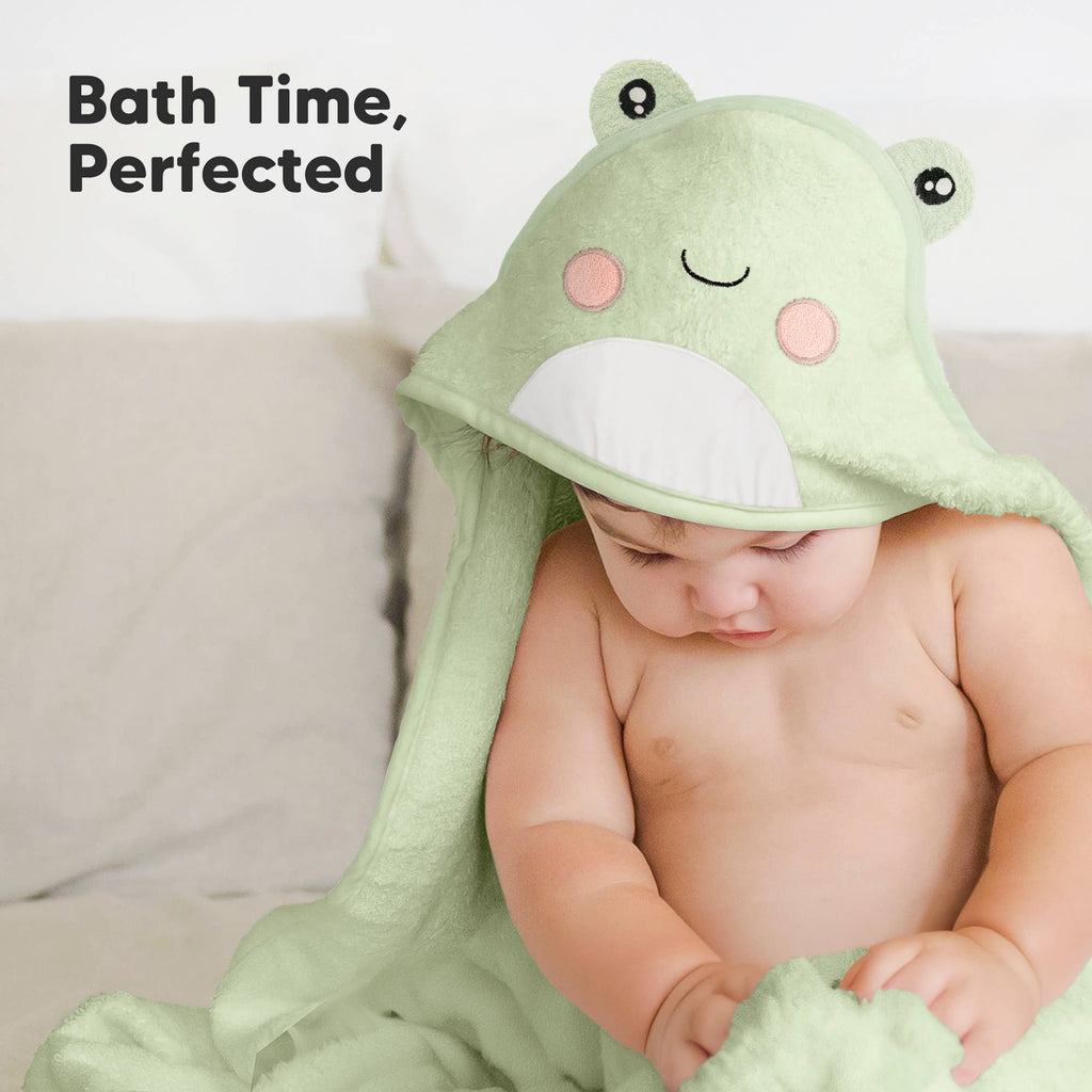 KeaBabies Cuddle Baby Hooded Towel