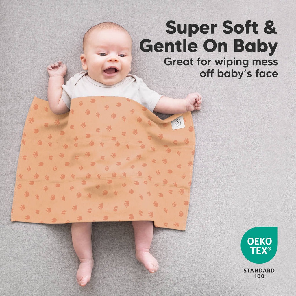 KeaBabies 6-Pack Shea Burp Cloths