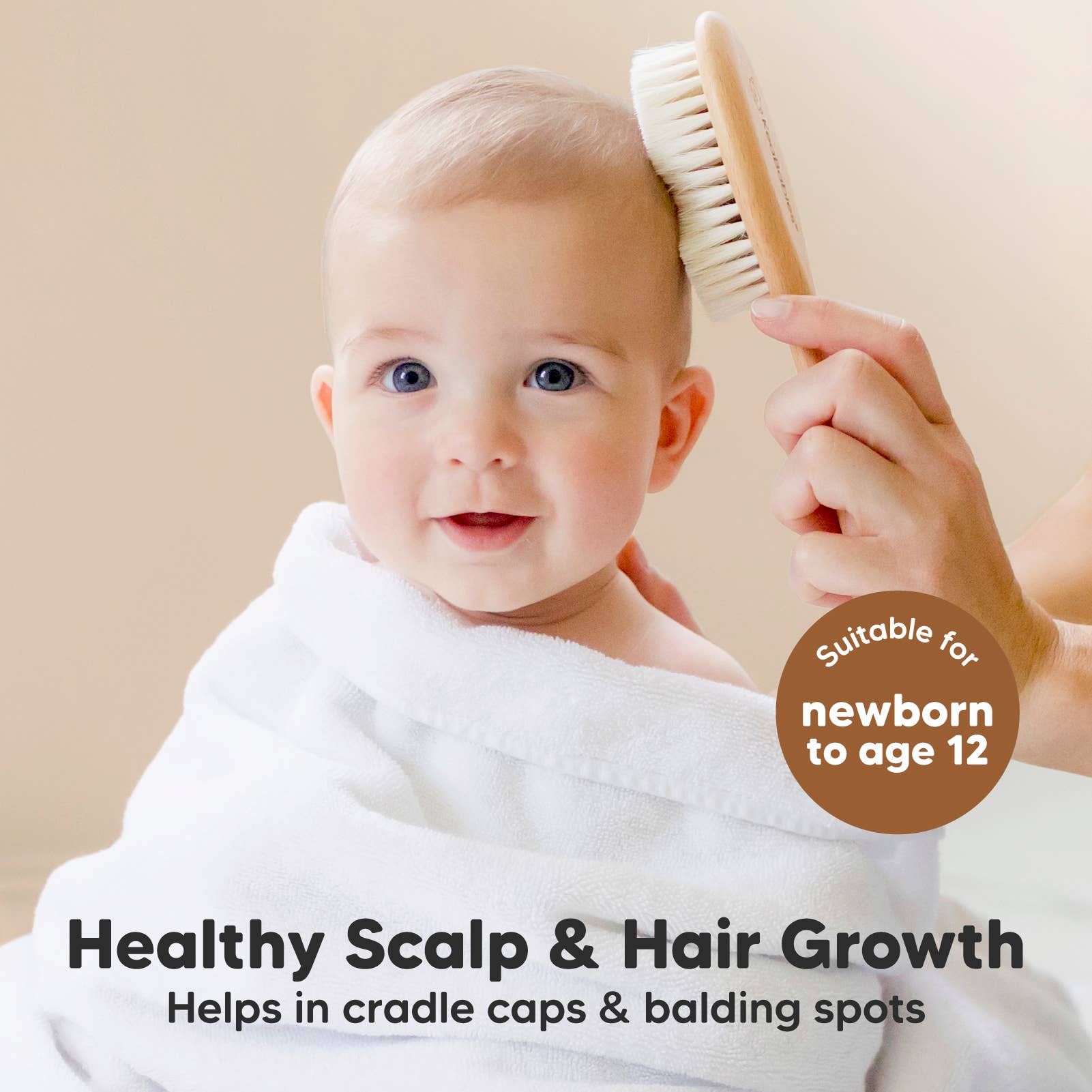 KeaBabies Baby Hair Brush and Comb Set for Infant, Newborn